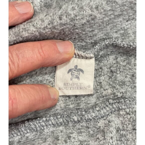 SIMPLY SOUTHERN Snap Neck Pullover "Southern Bear" Small Smoke Pockets Aztec EUC - Picture 8 of 15